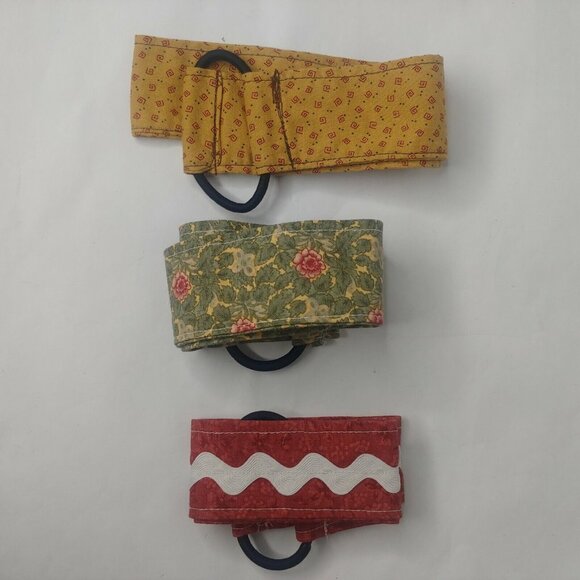 Handmade Fabric Headbands Lot of 8 Floral Geometric Ballerina Stretch Hair Bands - Picture 6 of 10